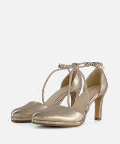 Tamaris Strass Pumps goud Synthetisch