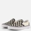 Vans Checkerboard Instappers zwart Canvas