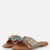 Ann Rocks Slippers bruin Synthetisch