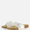 Birkenstock Catalina Sandalen wit Imitatieleer