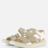 Ecco Flowt W Strap Sandalen goud Leer