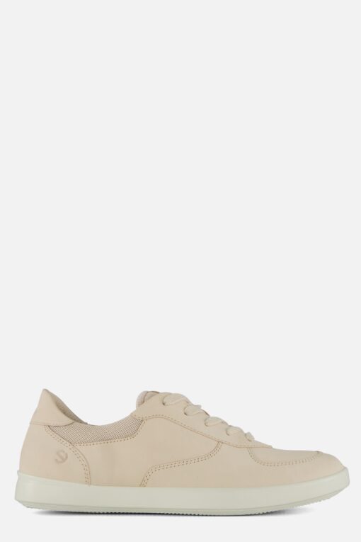 Ecco Leisure Sneakers Beige Leer