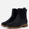 Gabor Enkellaarsjes blauw Suede