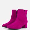 Gabor Enkellaarsjes paars Suede