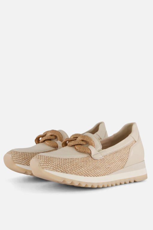 Gabor Instappers beige Leer