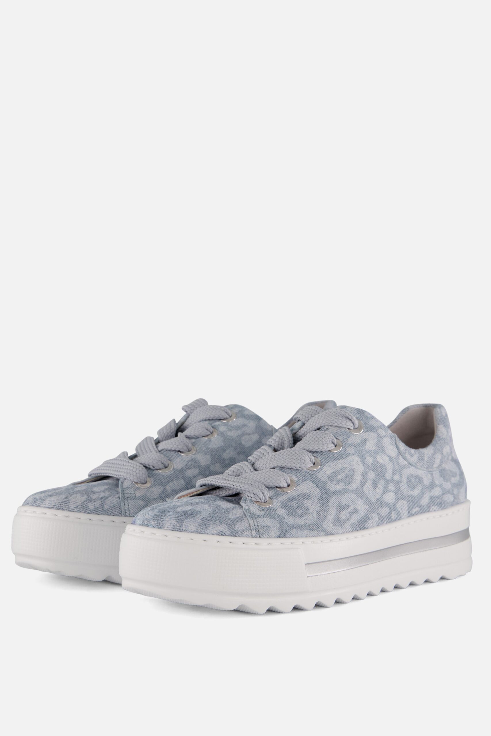 Gabor Sneakers blauw Leer