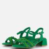 Marco Tozzi Sandalen groen textiel