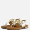 Oh My Sandals Sandalen goud Leer