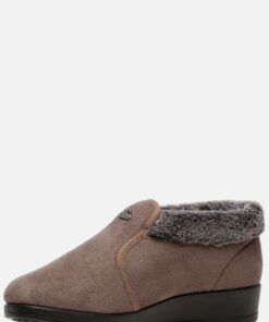 Pantoffels taupe