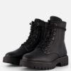 S.Oliver Veterboots zwart Synthetisch