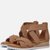 Skechers Bobs Desert Kiss Stretch Sandalen taupe