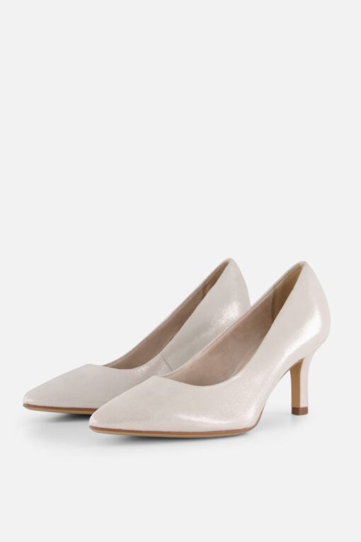 Tamaris Pumps zilver Leer