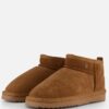 Warmbat Durack Gevoerde boots cognac Suede