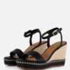 Mexx Ricky Palace Espedrilles met hak zwart
