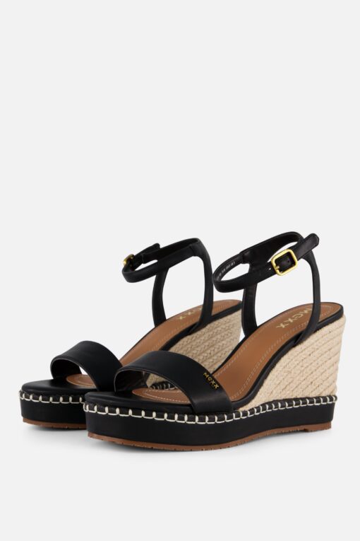 Mexx Ricky Palace Espedrilles met hak zwart