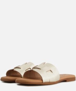 Oh My Sandals Amira Slippers goud Leer