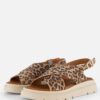 Tamaris Leopard Sandalen bruin Leer