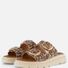 Tamaris Leopard Slippers bruin Leer