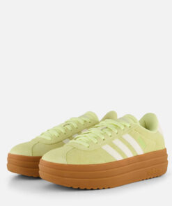 Adidas VL Court Bold Sneakers geel Imitatieleer