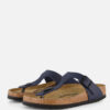 Birkenstock Gizeh Slippers blauw Imitatieleer