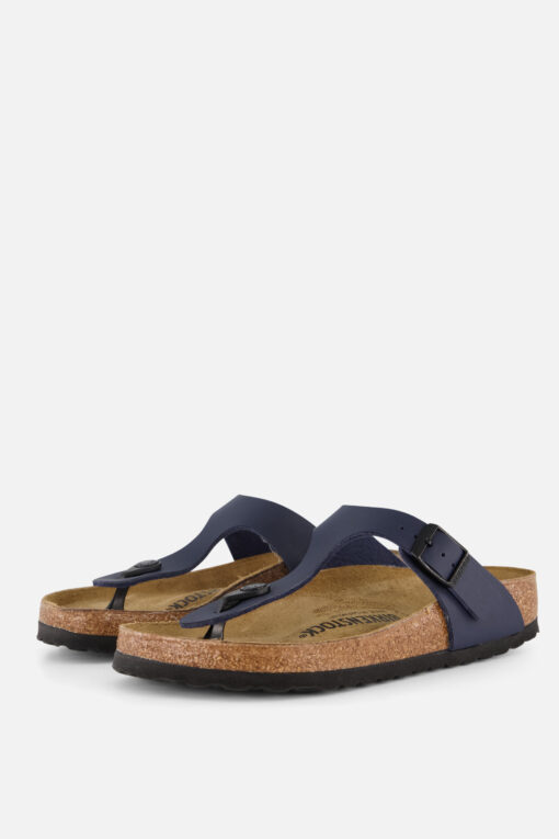 Birkenstock Gizeh Slippers blauw Imitatieleer