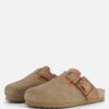 Colors of California Muil Slippers taupe Suede