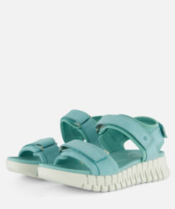 Ecco Gruuv Sandalen blauw Leer