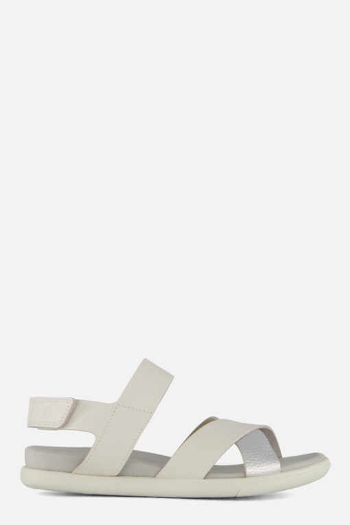 Ecco Samara Sandalen wit Leer