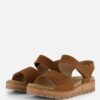 Feyn sandalen cognac