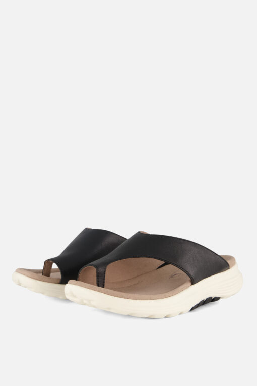 Gabor Rollingsoft Slippers zwart Synthetisch