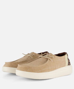 HEYDUDE Wendy Rise Animal Instappers beige