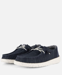 HEYDUDE Wendy Streetch Sox Instappers blauw