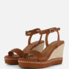 Mexx Ricky Palace Espadrilles met hak cognac