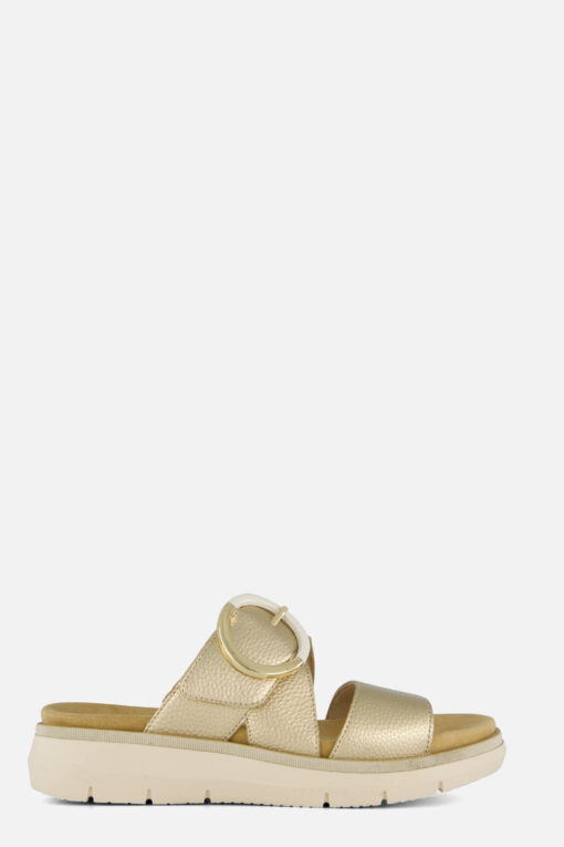 Remonte Slippers goud Synthetisch