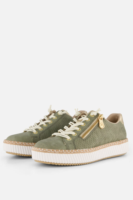 Rieker Sneakers groen Synthetisch