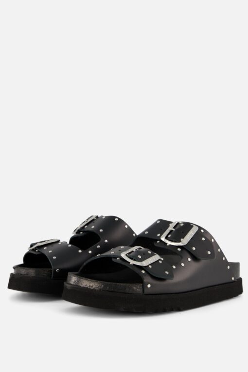 Scholl Beatriz Slippers zwart Leer