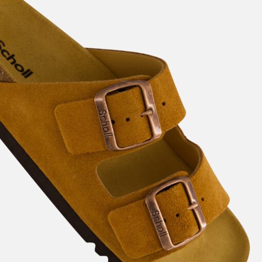 Scholl Josephine Slippers cognac Suede