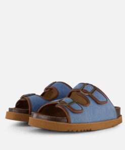 Scholl Juliette Slippers blauw Synthetisch