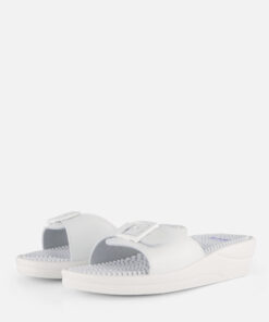 Scholl New Massage Slippers wit Synthetisch