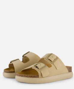 Scholl Noelle Chunky Slippers beige Suede
