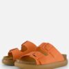 Scholl Noelle Chunky Slippers oranje Suede