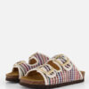 Scholl Noelle Raffia Slippers bruin Synthetisch