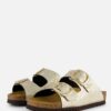 Scholl Noelle Raffia Slippers goud Leer