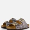 Scholl Noelle Slippers Sandalen blauw Synthetisch