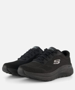 Skechers Arch Fit 2.0 Wide Sneakers zwart Vegan