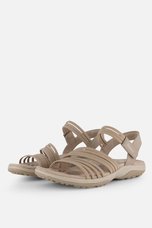 Skechers Raggae Slim Sandalen taupe Textiel