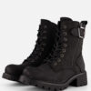 Supercracks Veterboots zwart Pu