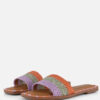 Tamaris Slippers oranje Textiel