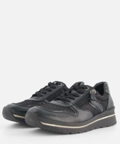 Feyn Ruby Sneakers zwart Leer