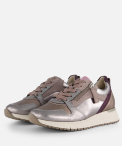 Gabor Sneakers zilver Synthetisch